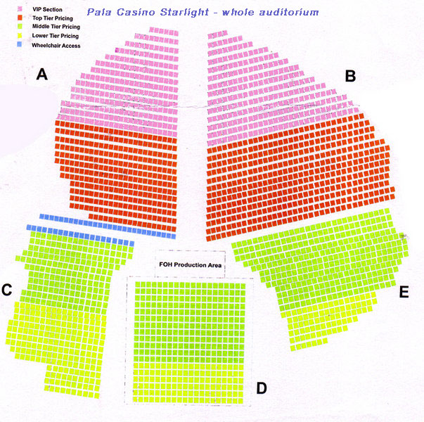 Chastain Park Seating Chart Pdf