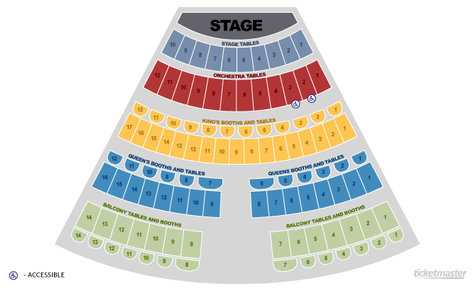Turning Stone Theater Seating Chart