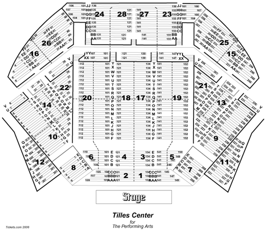 Williamsport Community Arts Center Seating Chart